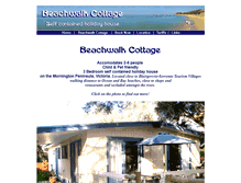 Tablet Screenshot of beachwalkcottage.com.au
